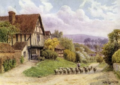 イブシャム、ウスターの近くのクロプソーン 作： Alfred Robert Quinton